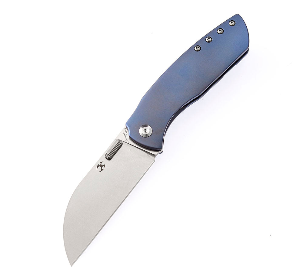 KANSEPT KNIVES - CONVICT K1023 - S35VN OR DAMASCUS BLADE - TITANIUM HANDLES - SHEEPDOG KNIVES DESIGN