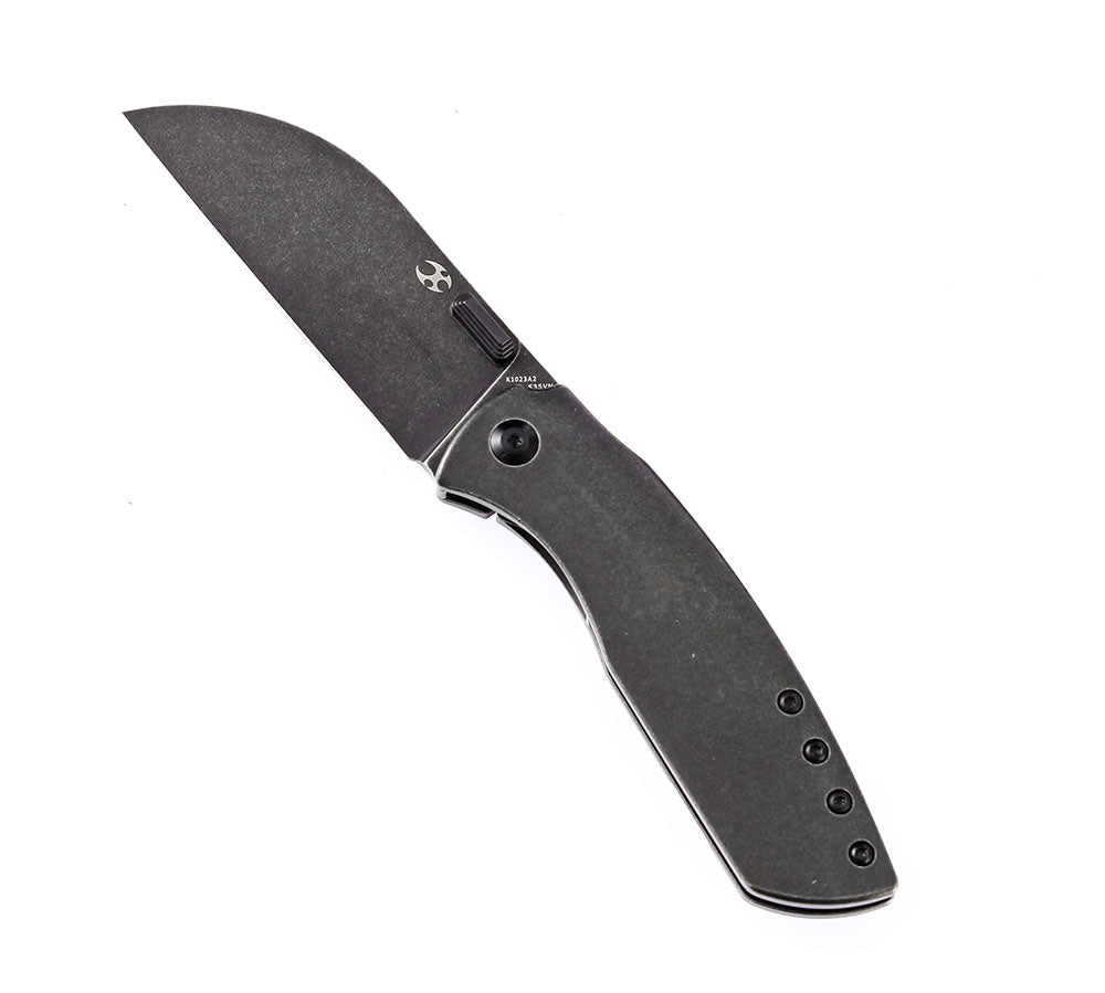 KANSEPT KNIVES - CONVICT K1023 - S35VN OR DAMASCUS BLADE - TITANIUM HANDLES - SHEEPDOG KNIVES DESIGN