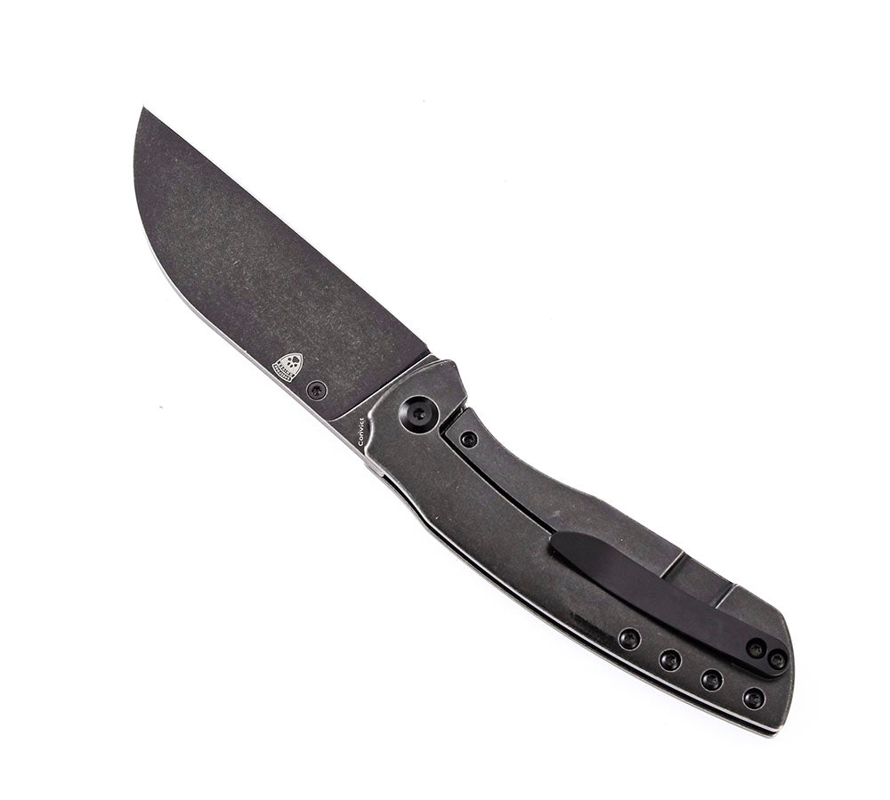 KANSEPT KNIVES - CONVICT K1023 - S35VN OR DAMASCUS BLADE - TITANIUM HANDLES - SHEEPDOG KNIVES DESIGN