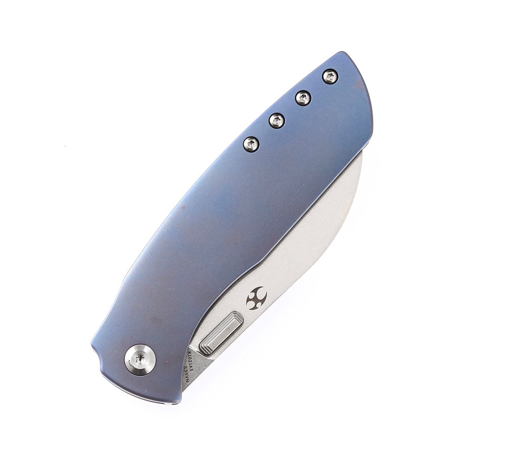 KANSEPT KNIVES - CONVICT K1023 - S35VN OR DAMASCUS BLADE - TITANIUM HANDLES - SHEEPDOG KNIVES DESIGN