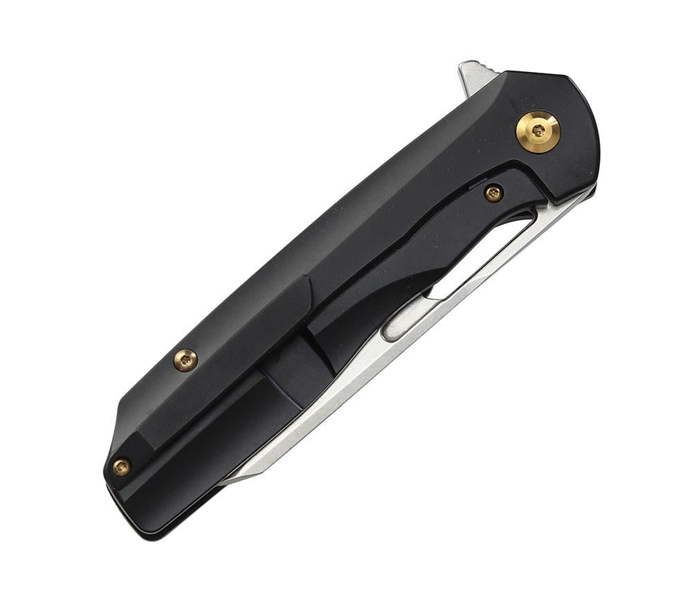 ** HERE NOW ** KANSEPT KNIVES - SHARD K1006A7 - S35VN blade - Copper & Black Titanium Handle - True Talon