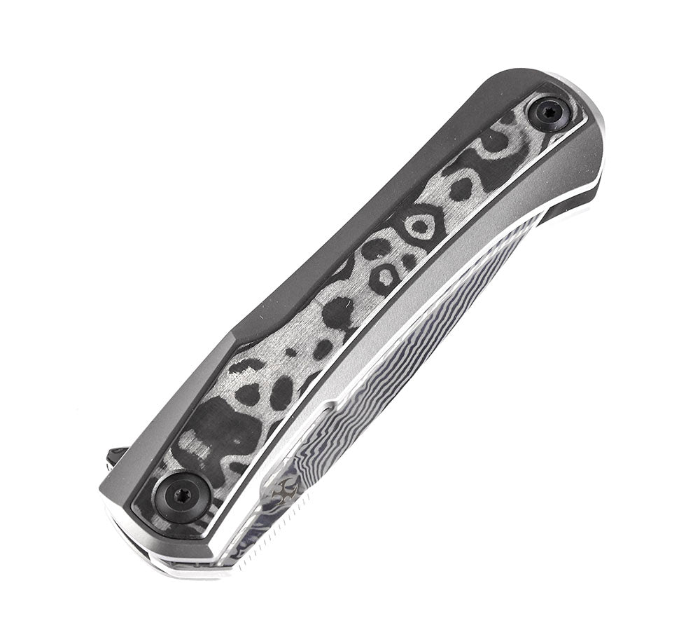** HERE NOW ** KANSEPT KNIVES - KRATOS K1024 - S35VN OR DAMASCUS BLADES - TITANIUM HANDLES - OSTAP HEL DESIGN