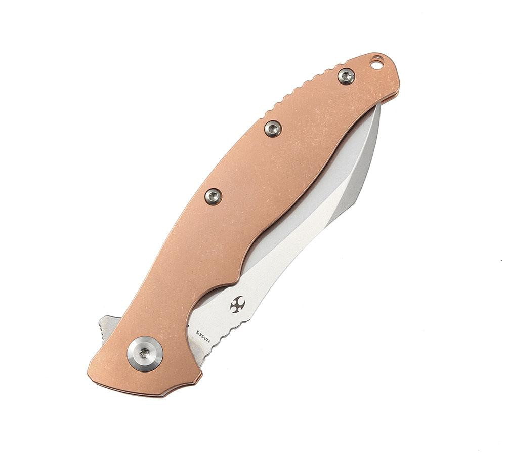 ** HERE NOW ** KANSEPT KNIVES - COPPERHEAD K1017 - S35VN OR 154CM BLADE - VARIOUS HANDLES - BOBBY BRANTON DESIGN - True Talon
