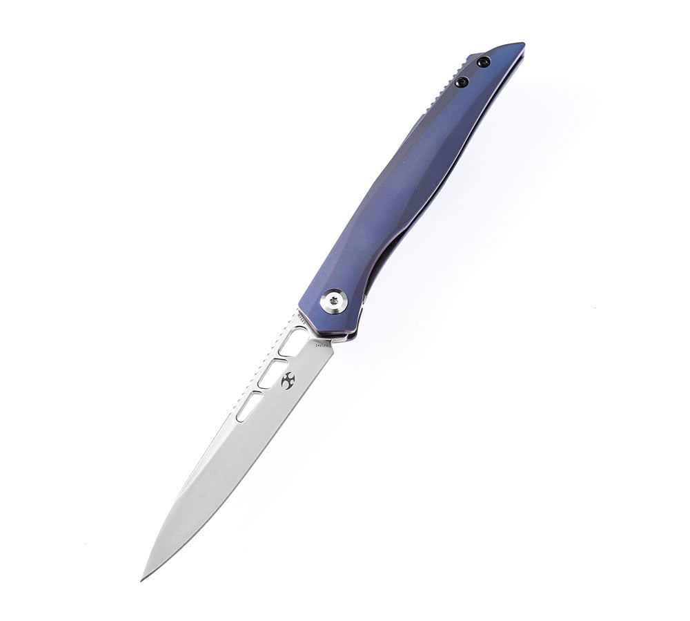 ** BACK AGAIN ** KANSEPT KNIVES - Lucky Star 1013 - S35VN Blade - Titanium Handle - Max Tkachuck Design