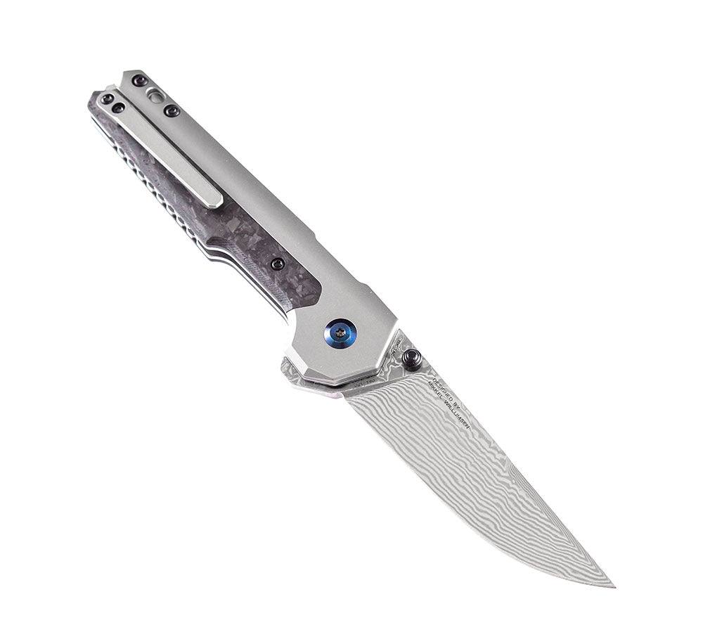 ** HERE NOW ** KANSEPT KNIVES - EDC TAC K2009 - DAMASCUS BLADES - LIMITED EDITIONS