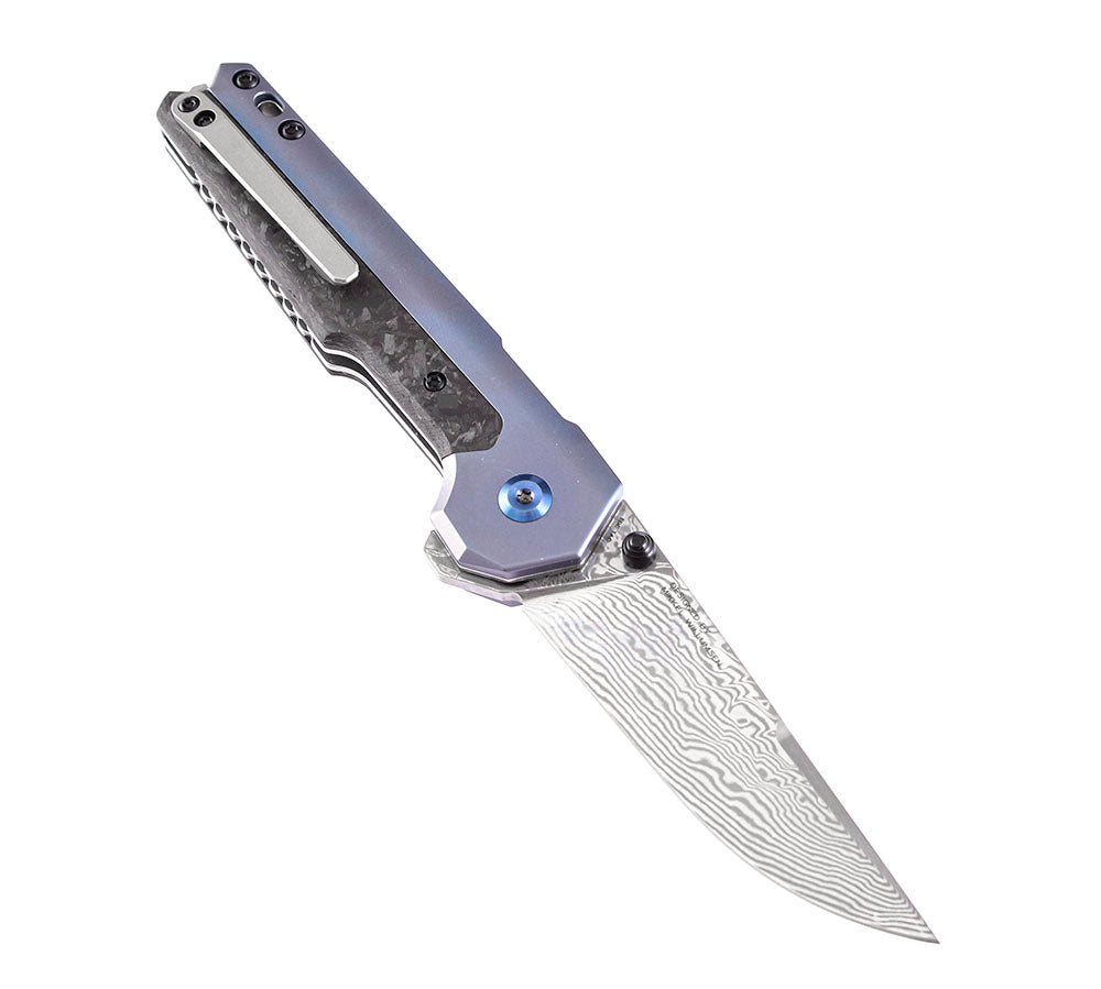 ** HERE NOW ** KANSEPT KNIVES - EDC TAC K2009 - DAMASCUS BLADES - LIMITED EDITIONS