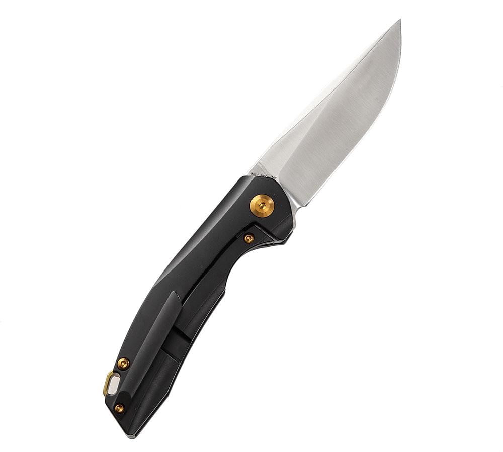 ** HERE NOW ** KANSEPT KNIVES - MINI ACCIPITER K2007A3- S35VN blade - Copper & Black Titanium Handle - Front Flipper - True Talon