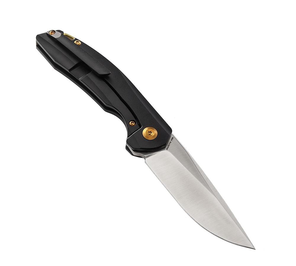 ** HERE NOW ** KANSEPT KNIVES - MINI ACCIPITER K2007A3- S35VN blade - Copper & Black Titanium Handle - Front Flipper - True Talon