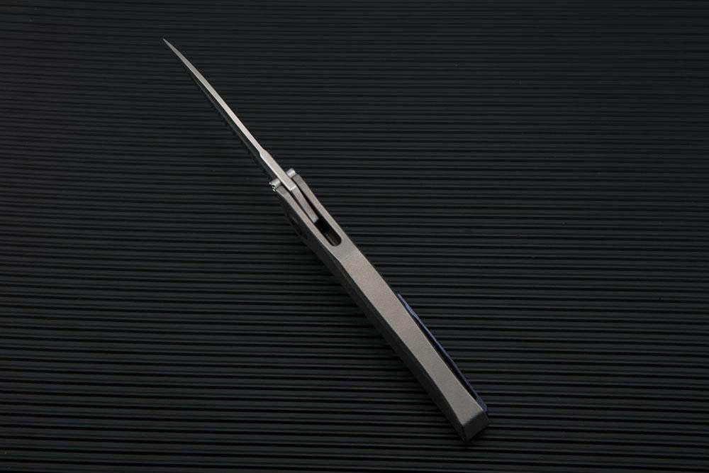 ** NOW HERE** Maxace AMBER II - M390 Blade - INTEGRAL HANDLE - ZIRMASCUS HIGHLIGHTS - True Talon