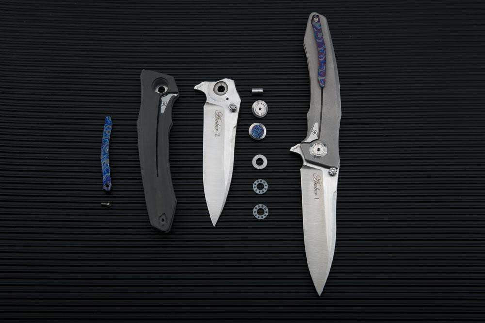 ** NOW HERE** Maxace AMBER II - M390 Blade - INTEGRAL HANDLE - ZIRMASCUS HIGHLIGHTS - True Talon