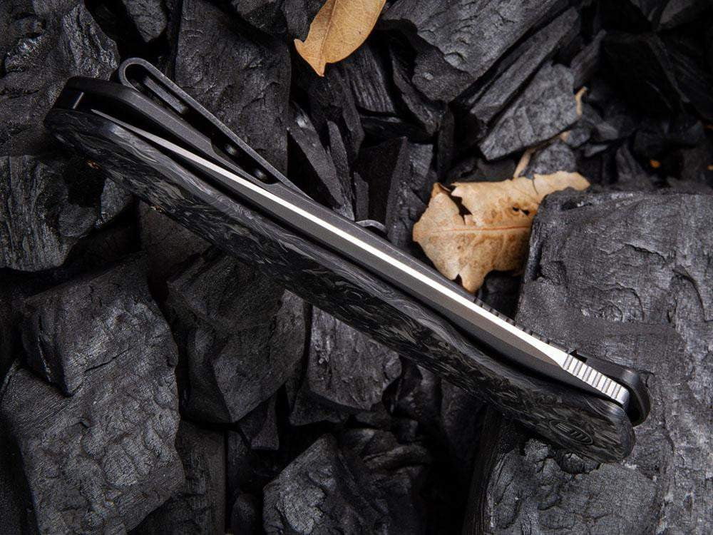 WE Knife - 2001 KITEFIN - S35VN Blade - Carbon Fiber or Titanium Handle - True Talon