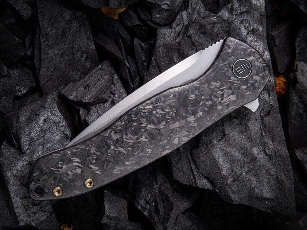 WE Knife - 2001 KITEFIN - S35VN Blade - Carbon Fiber or Titanium Handle - True Talon
