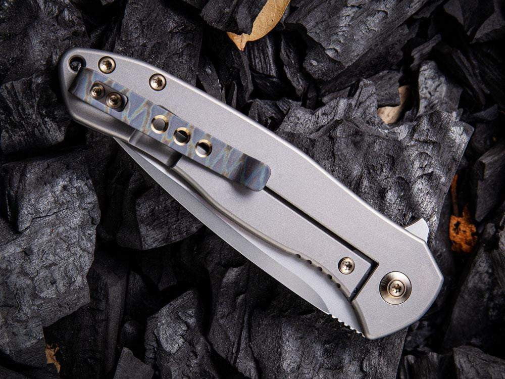 WE Knife - 2001 KITEFIN - S35VN Blade - Carbon Fiber or Titanium Handle - True Talon