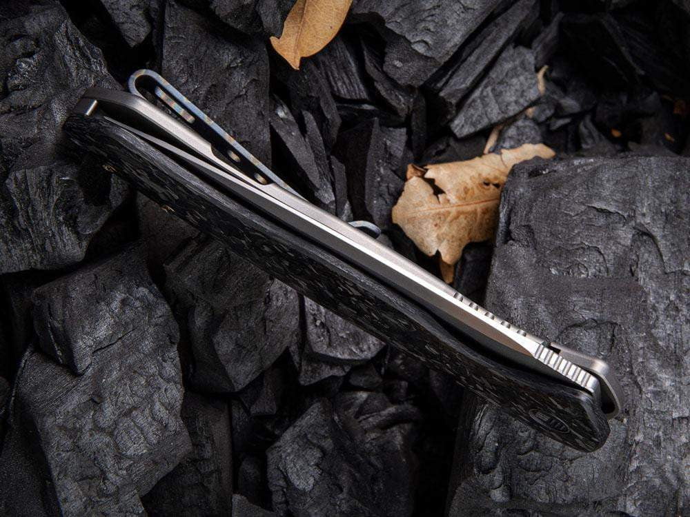 WE Knife - 2001 KITEFIN - S35VN Blade - Carbon Fiber or Titanium Handle - True Talon