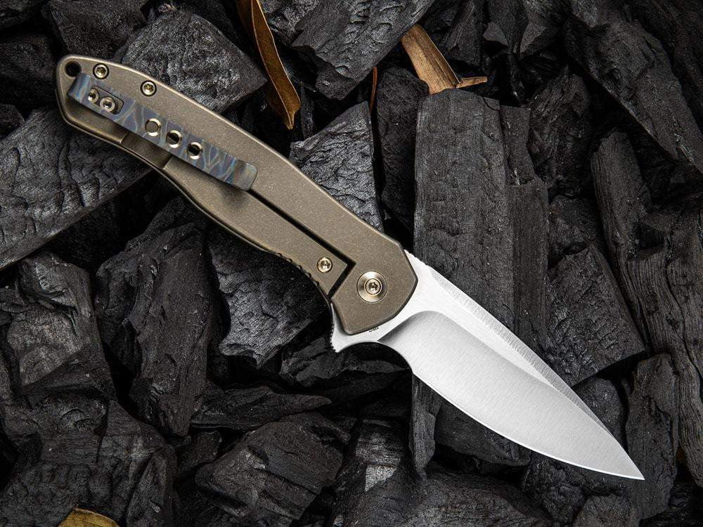 WE Knife - 2001 KITEFIN - S35VN Blade - Carbon Fiber or Titanium Handle - True Talon