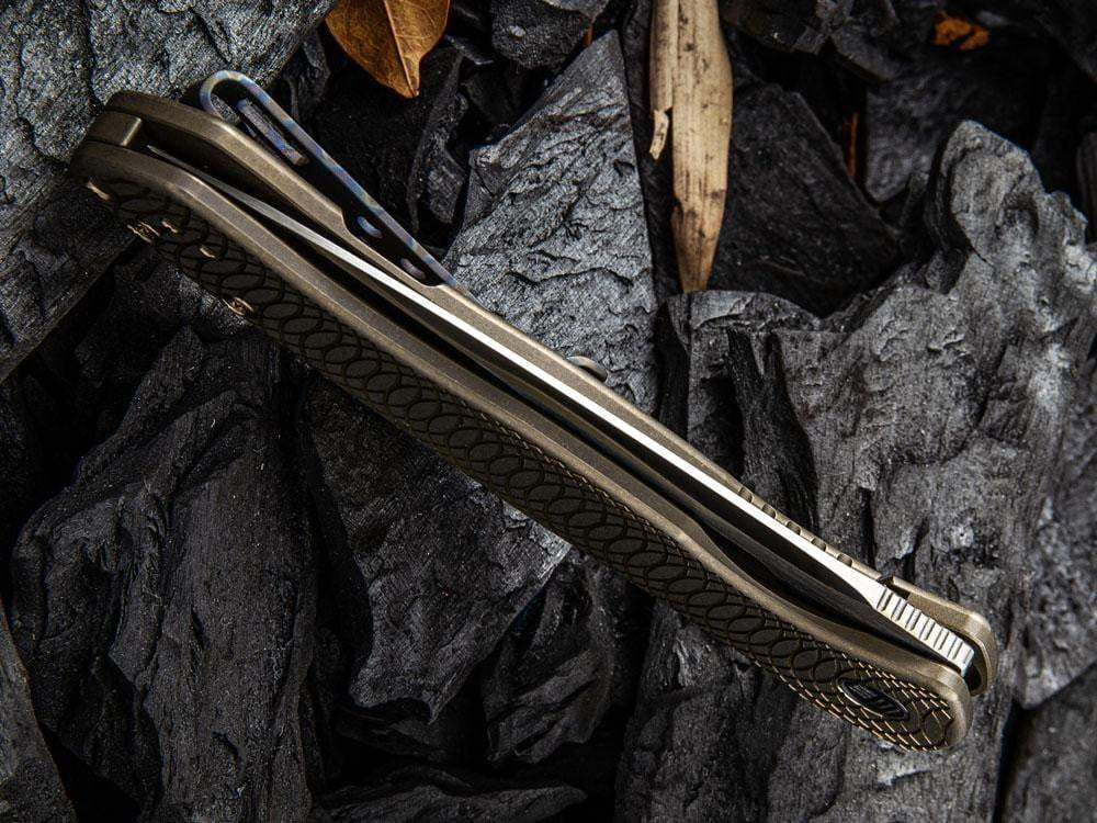 WE Knife - 2001 KITEFIN - S35VN Blade - Carbon Fiber or Titanium Handle - True Talon