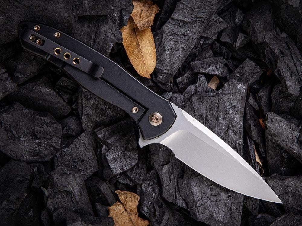 WE Knife - 2001 KITEFIN - S35VN Blade - Carbon Fiber or Titanium Handle - True Talon