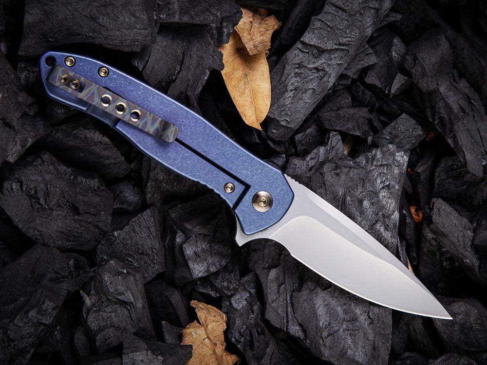 WE Knife - 2001 KITEFIN - S35VN Blade - Carbon Fiber or Titanium Handle - True Talon