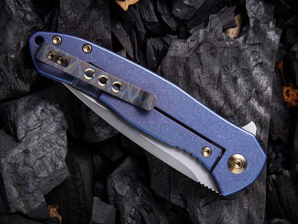 WE Knife - 2001 KITEFIN - S35VN Blade - Carbon Fiber or Titanium Handle - True Talon