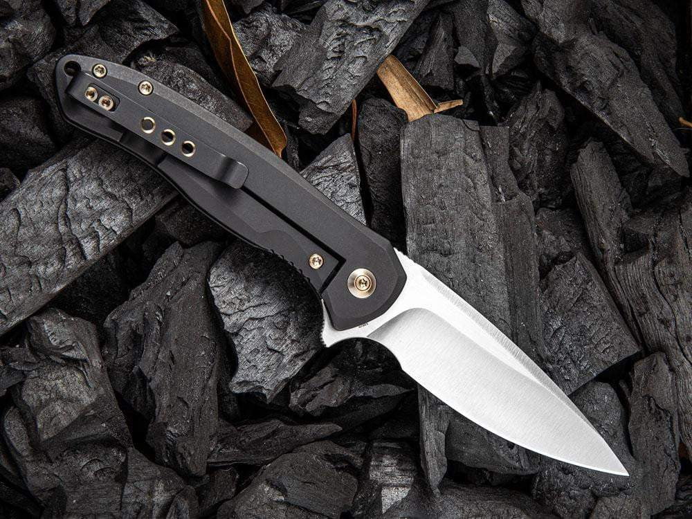 WE Knife - 2001 KITEFIN - S35VN Blade - Carbon Fiber or Titanium Handle - True Talon