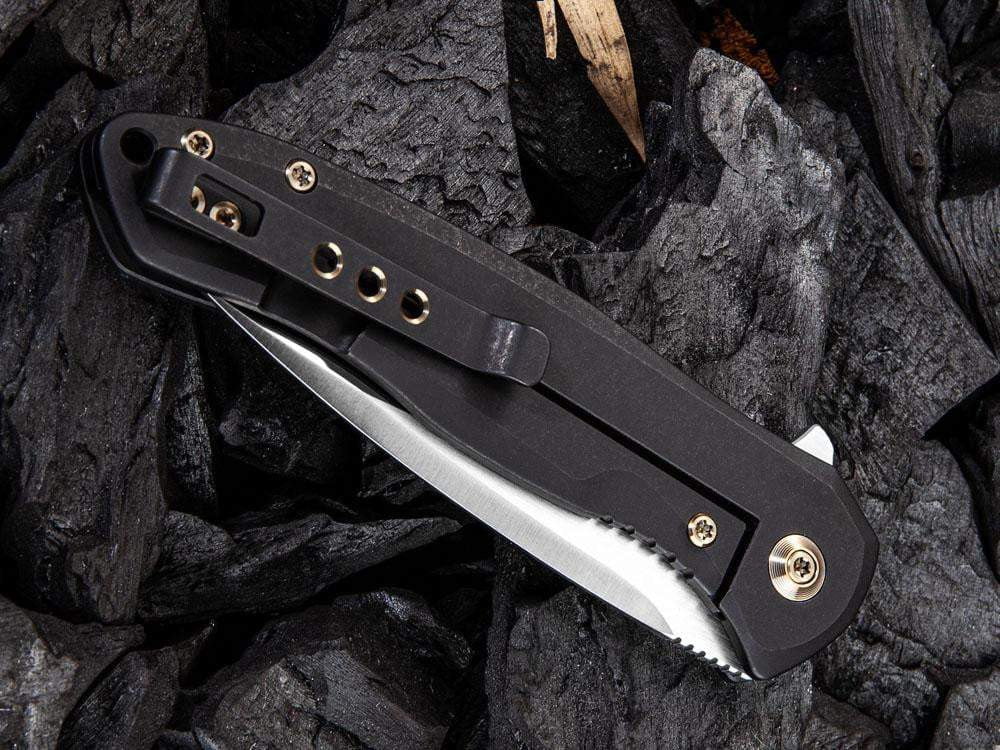 WE Knife - 2001 KITEFIN - S35VN Blade - Carbon Fiber or Titanium Handle - True Talon
