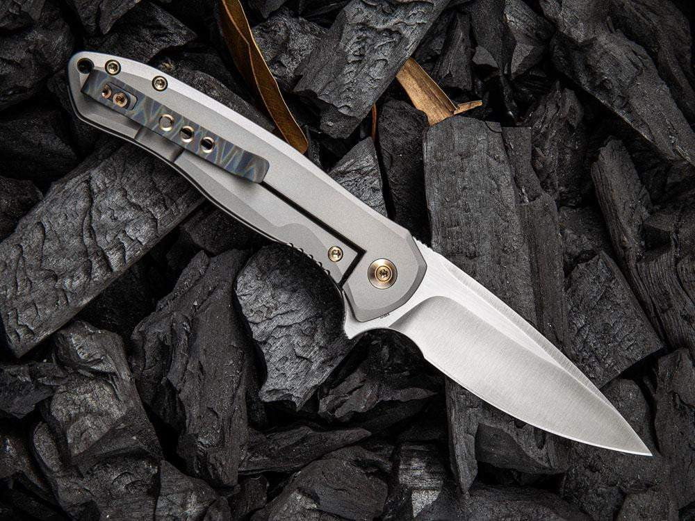 WE Knife - 2001 KITEFIN - S35VN Blade - Carbon Fiber or Titanium Handle - True Talon