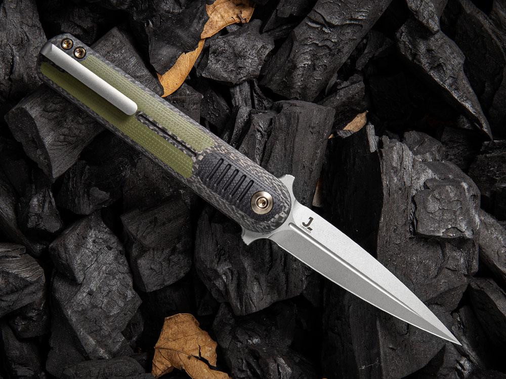 ** BACK AGAIN ** WE Knife 2002 ANGST - S35VN Blade - Carbon Fiber or G10 Handles - True Talon
