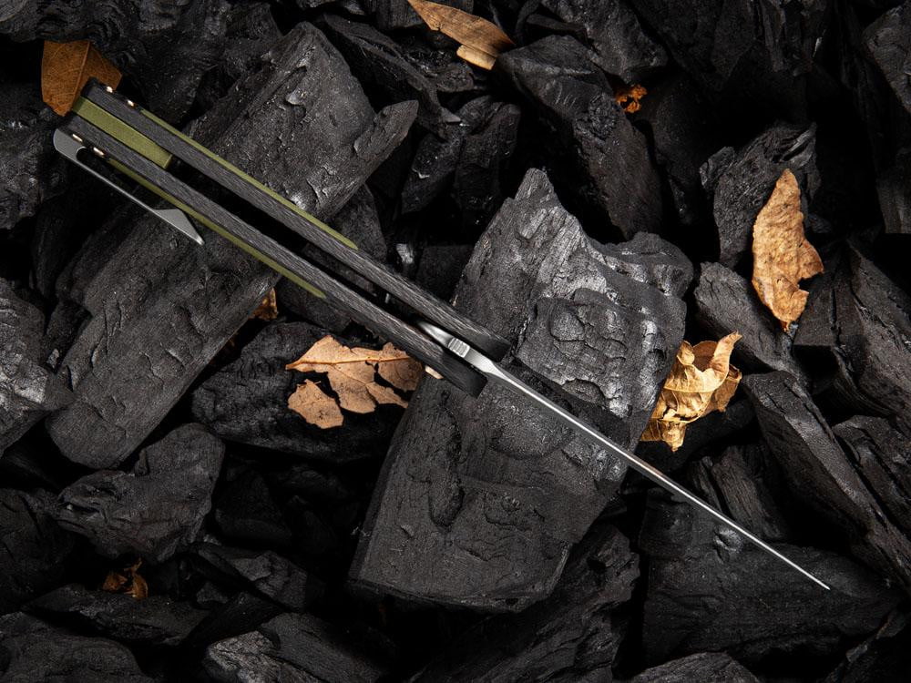 ** BACK AGAIN ** WE Knife 2002 ANGST - S35VN Blade - Carbon Fiber or G10 Handles - True Talon