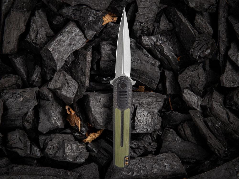 ** BACK AGAIN ** WE Knife 2002 ANGST - S35VN Blade - Carbon Fiber or G10 Handles - True Talon