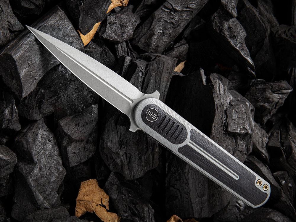 ** BACK AGAIN ** WE Knife 2002 ANGST - S35VN Blade - Carbon Fiber or G10 Handles - True Talon