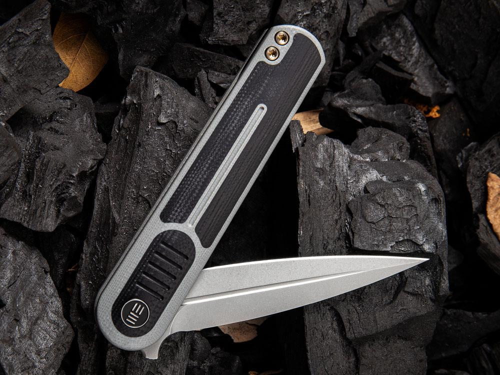 ** BACK AGAIN ** WE Knife 2002 ANGST - S35VN Blade - Carbon Fiber or G10 Handles - True Talon