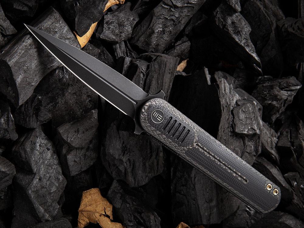 ** BACK AGAIN ** WE Knife 2002 ANGST - S35VN Blade - Carbon Fiber or G10 Handles - True Talon