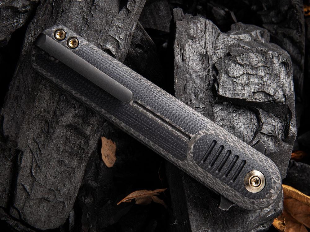 ** BACK AGAIN ** WE Knife 2002 ANGST - S35VN Blade - Carbon Fiber or G10 Handles - True Talon