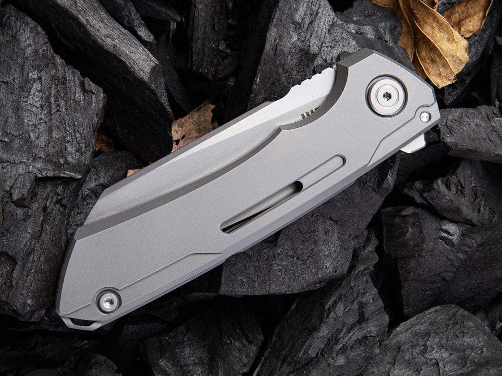 ** BACK AGAIN ** - WE Knife 2003 - SNECX MINI BUSTER - 20CV Blade - Titanium Handle - True Talon
