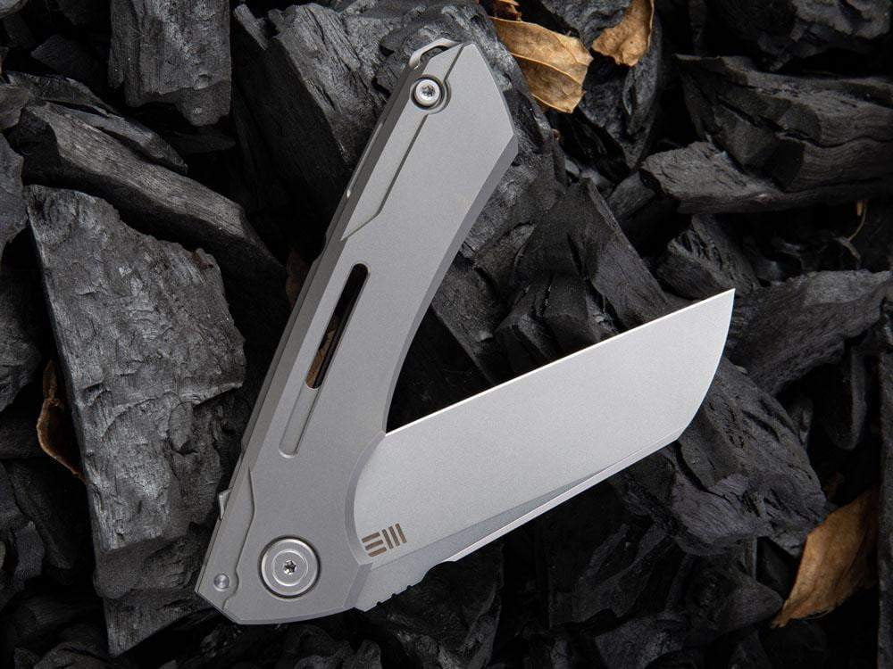 ** BACK AGAIN ** - WE Knife 2003 - SNECX MINI BUSTER - 20CV Blade - Titanium Handle - True Talon