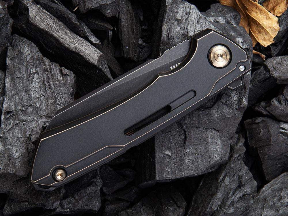 ** BACK AGAIN ** - WE Knife 2003 - SNECX MINI BUSTER - 20CV Blade - Titanium Handle - True Talon