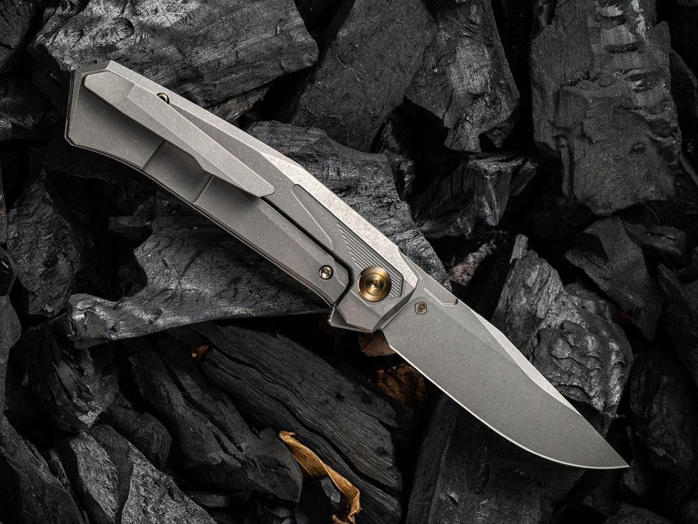 ** HERE NOW ** - WE Knives - 2006 GAVA - 3.25 INCH 20CV Blade - Titanium Handle - Rafal Brzeski - True Talon