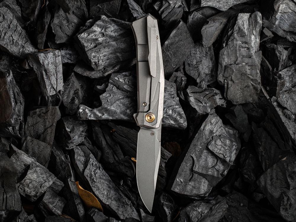 ** HERE NOW ** - WE Knives - 2006 GAVA - 3.25 INCH 20CV Blade - Titanium Handle - Rafal Brzeski - True Talon