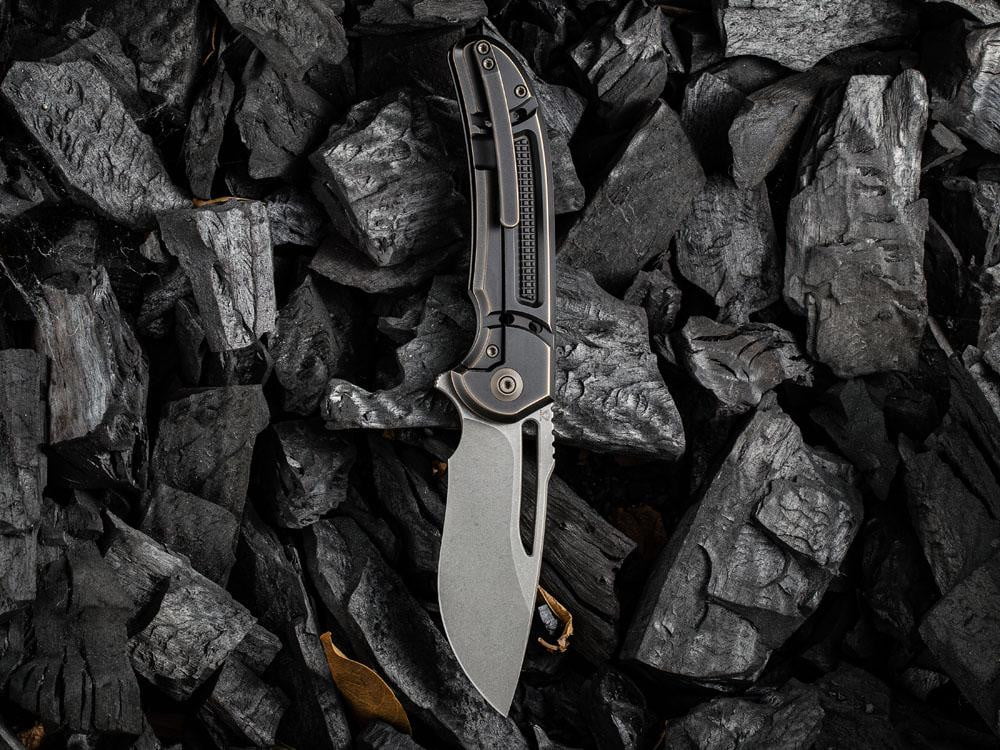** HERE NOW ** - WE Knives - 2007 MINAX - 20CV Blade - Titanium Handle - FERRUM FORGE DESIGN - True Talon
