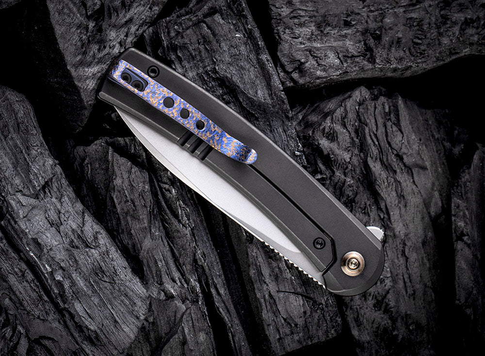 WE Knives - 2102 UPSHOT - 20CV Blade - Titanium Handle - LIMITED EDITION