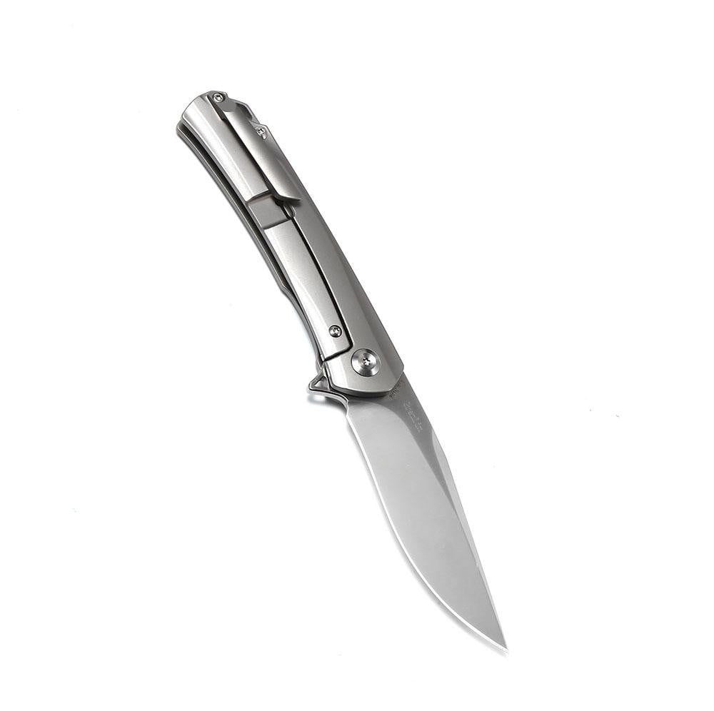 ** HERE NOW ** KANSEPT KNIVES - GREMLIN K2003A2 - S35VN blade - Carbon Fiber & Grey Titanium Handle - True Talon