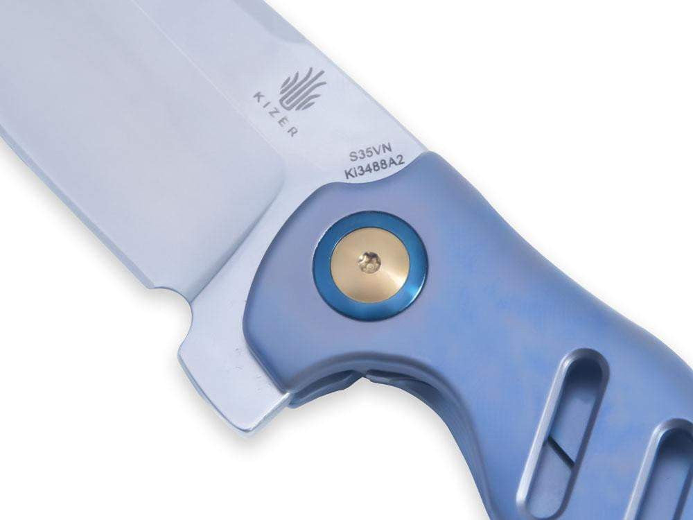 Kizer Ki3488 - Sheepdog Mini - S35VN blade - Titanium Handle - 3 colours - True Talon