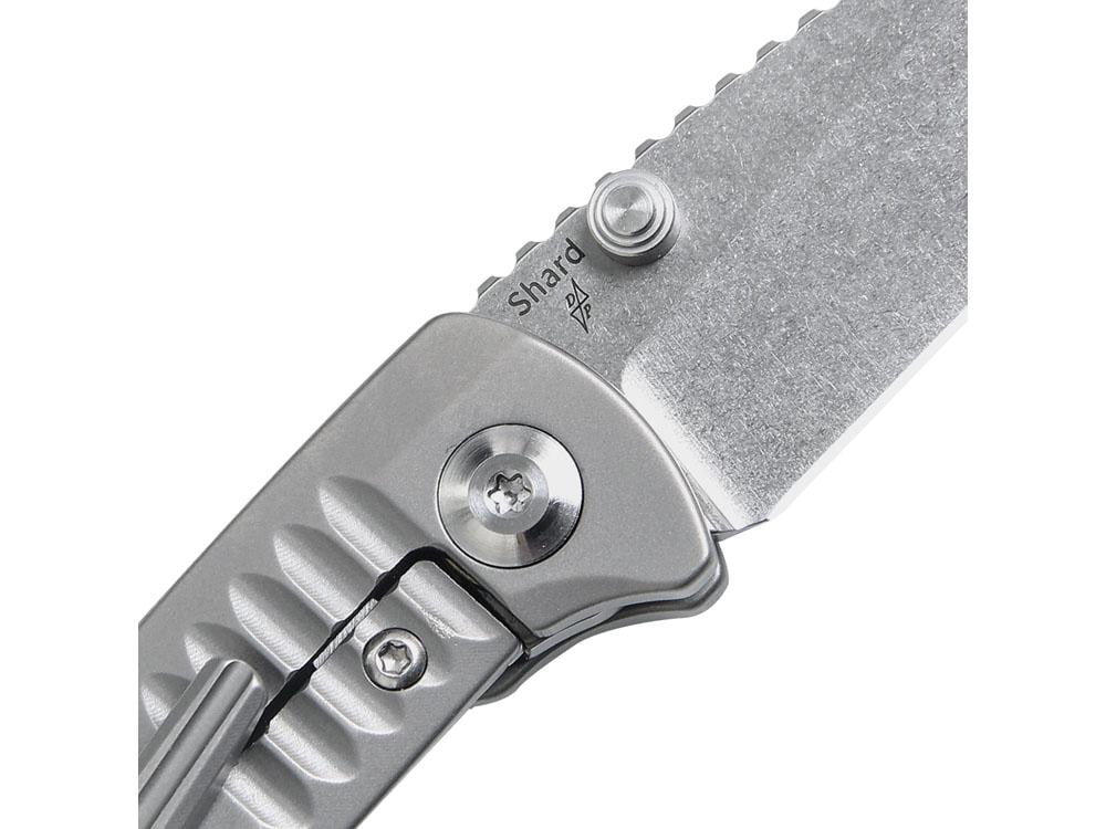 ** HERE NOW ** Kizer Ki2531A1- SHARD - S35VN Blade - Grey Titanium handle - True Talon