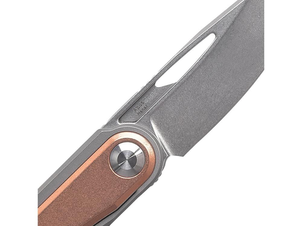 ** HERE NOW ** Kizer Ki3554 - Apus - S35VN Blade - Carbon Fiber or Copper handle - THE BEST FRONT FLIPPER FROM KIZER - True Talon
