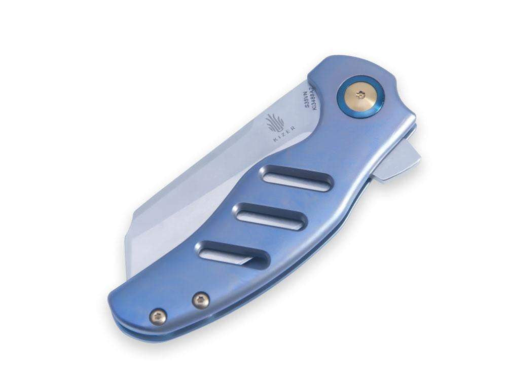 Kizer Ki3488 - Sheepdog Mini - S35VN blade - Titanium Handle - 3 colours - True Talon