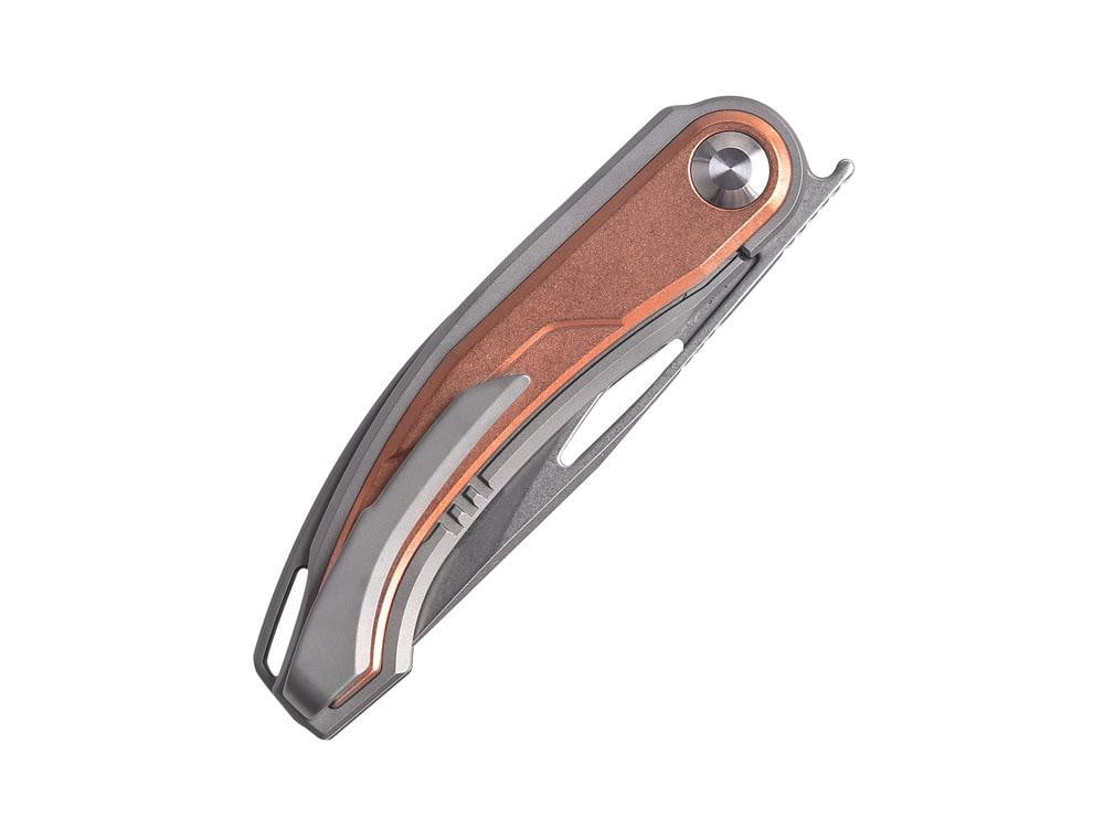 ** HERE NOW ** Kizer Ki3554 - Apus - S35VN Blade - Carbon Fiber or Copper handle - THE BEST FRONT FLIPPER FROM KIZER - True Talon