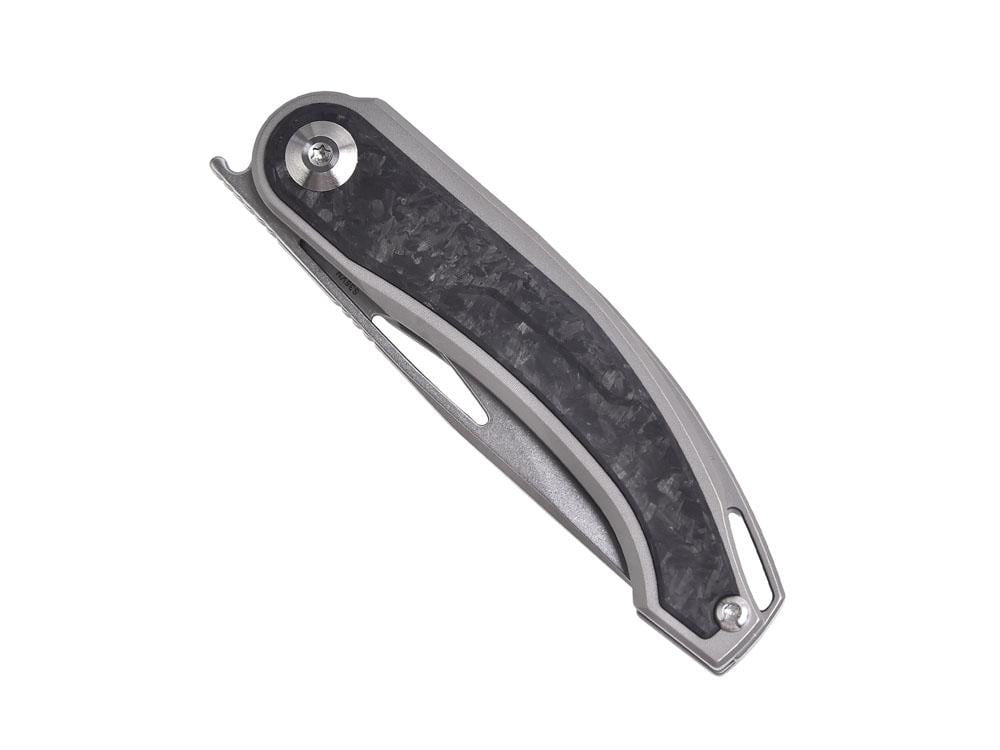 ** HERE NOW ** Kizer Ki3554 - Apus - S35VN Blade - Carbon Fiber or Copper handle - THE BEST FRONT FLIPPER FROM KIZER - True Talon