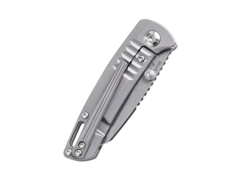 ** HERE NOW ** Kizer Ki2531A1- SHARD - S35VN Blade - Grey Titanium handle - True Talon