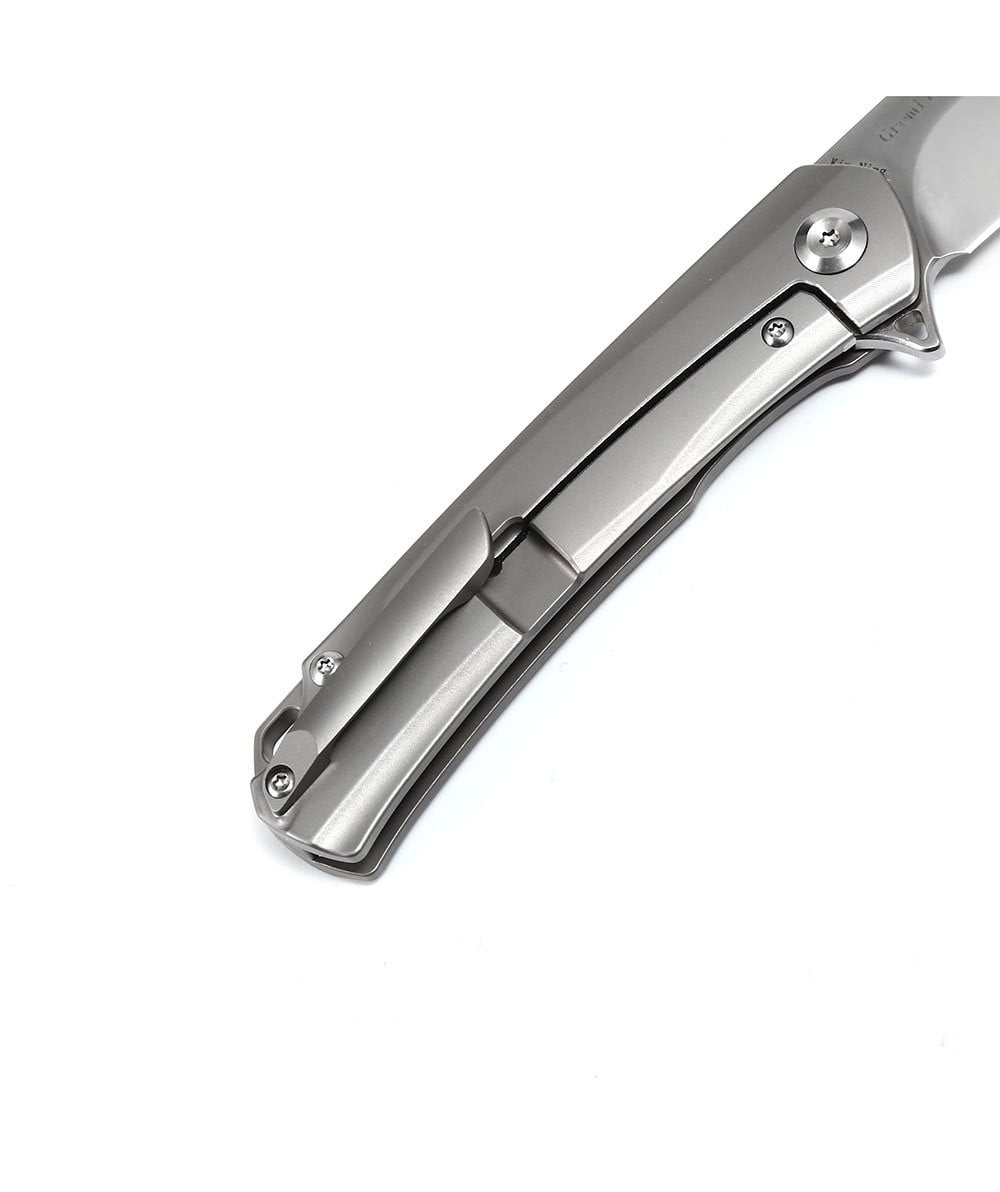 ** HERE NOW ** KANSEPT KNIVES - GREMLIN K2003A2 - S35VN blade - Carbon Fiber & Grey Titanium Handle - True Talon