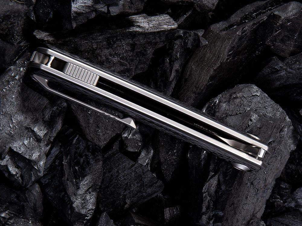 WE Knives 704CF - M390 Blade - Carbon Fiber and Titanium Handle - True Talon